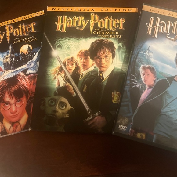 Harry Potter DVD 3-Movie Set Sorcerer’s Stone, Chamber of Secrets, Prisoner - Picture 16 of 16